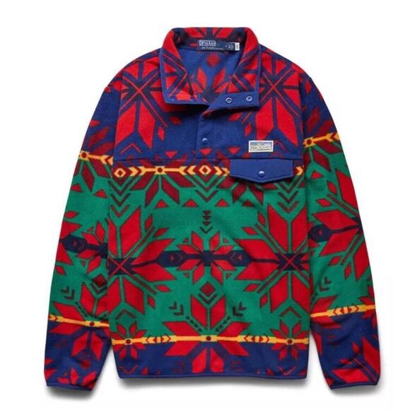 Ralph Lauren Other - $258 POLO RALPH LAUREN SNOWFLAKES NORDIC WINTER POLAR FLEECE PULLOVER Size M